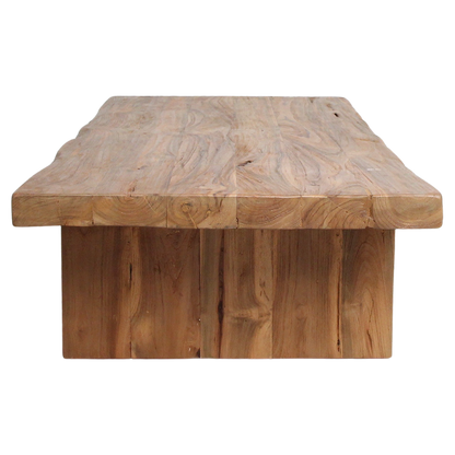 Mesa de centro de teca - FSC reciclado - 140x60x30 cm