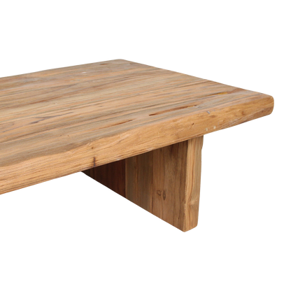 Mesa de centro de teca - FSC reciclado - 140x60x30 cm