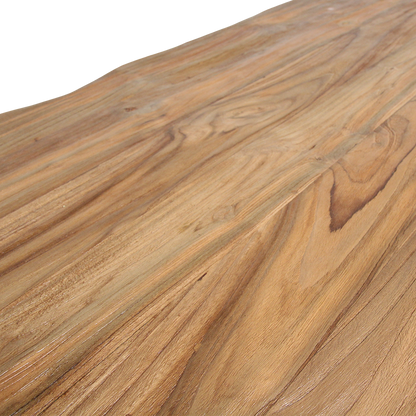 Mesa de centro de teca - FSC reciclado - 140x60x30 cm